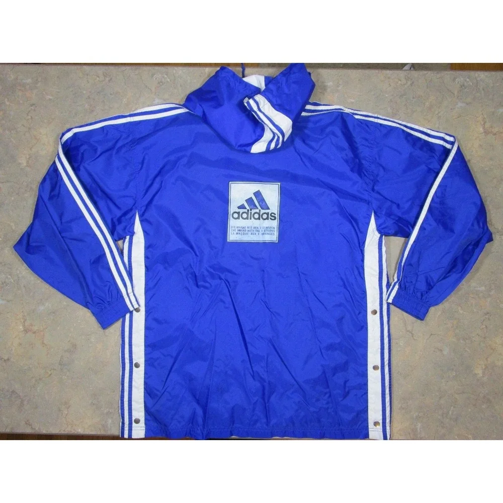 ADIDAS CLIMAPROOF  MENS XL  FULL ZIPPER HOODED LIGHTWEIGHT JACKET